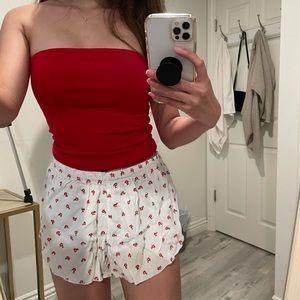 Brandy Melville Red Jenny Tube top